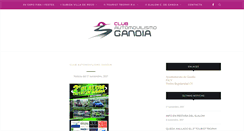 Desktop Screenshot of clubautomovilismogandia.com