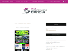 Tablet Screenshot of clubautomovilismogandia.com